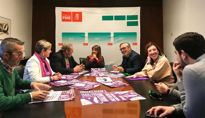 Sevilla.- 8M.- El PSOE secunda el "paro feminista de dos horas" y se suma a las 