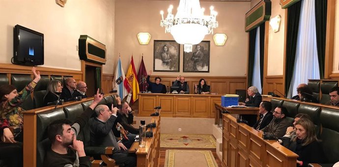 Pleno del Ayuntamiento de Santiago