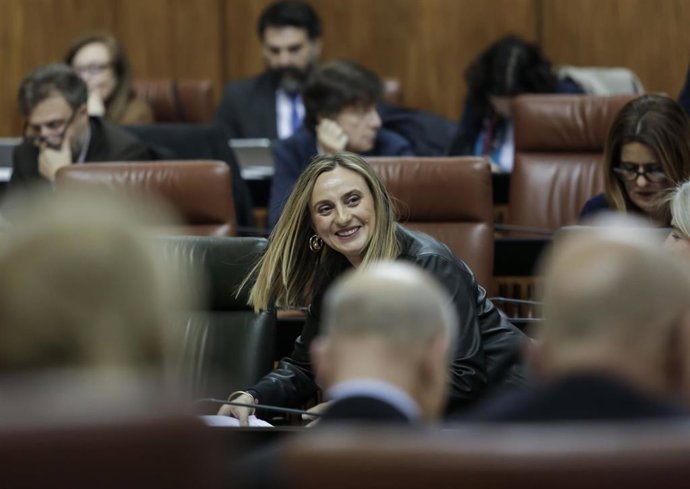 Primera sesión del Pleno del Parlamento andaluz