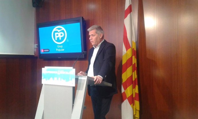 El líder del PP a Barcelona, Alberto Fernández