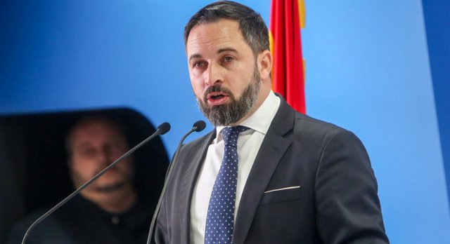  El presidente de Vox, Santiago Abascal, protagoniza un acto organizado por el d