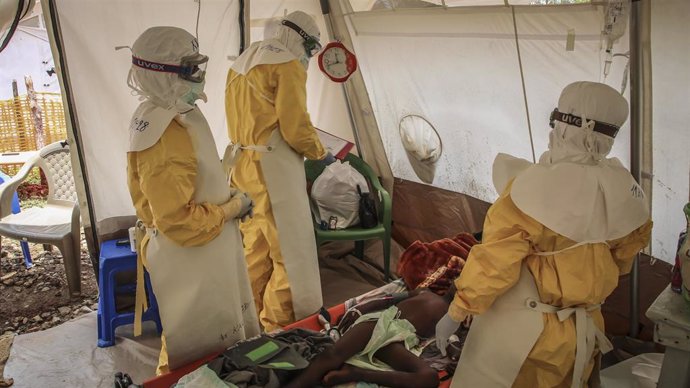 Centro de tratamiento contra el ébola de MSF en Mangina