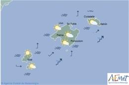 Predicción meteorológica para este viernes 8 de marzo en Baleares: chubascos ais