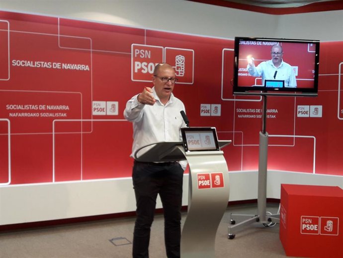 El parlamentario del PSN, Carlos Gimeno.