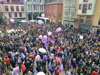 Diputadas asturianas, salvo del PP, acuden a la huelga feminista para reivindicar la "igualdad real"