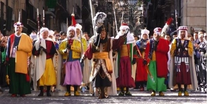 Imagen de archivo de los Moros y Cristianos de Alcoi