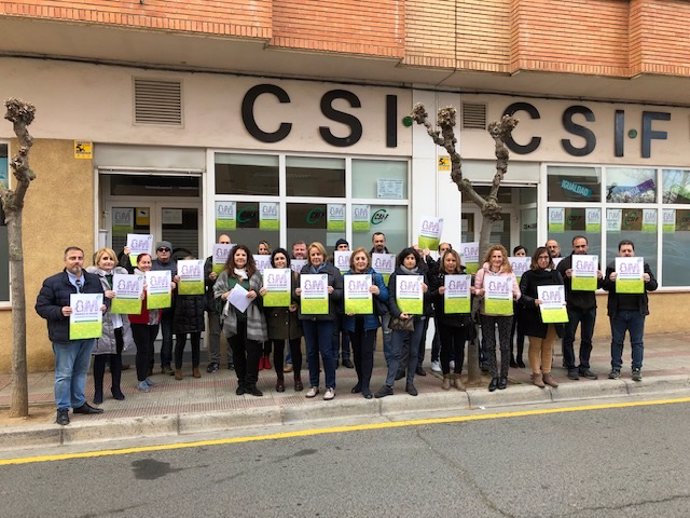 8M.- CSIF La Rioja Realiza Paros Y Concentraciones Contra El Abuso Y Discriminac
