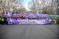 Arranca en Madrid la manifestación bajo el lema 'Somos imparables, Feministas siempre'