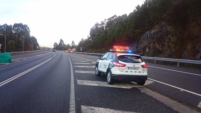 Interceptan a un conductor en la AP-9 en Mos (Pontevedra) que cuadriplicaba la t