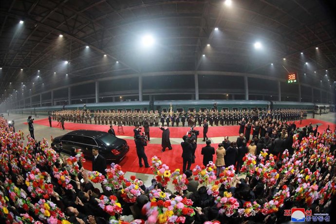 North Korean leader Kim Jong Un back to Pyongyang