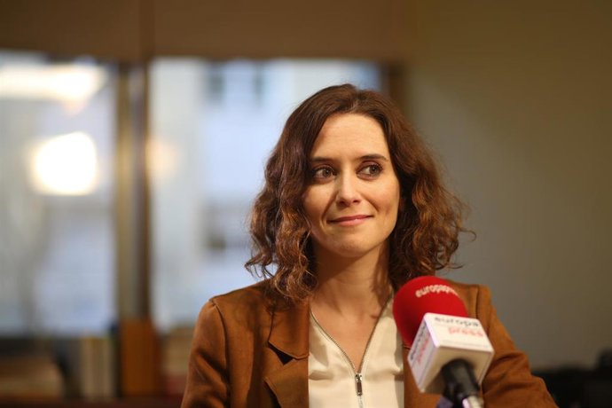 Entrevista de Europa Press a la candidata del PP a la Presidencia de la Comunida