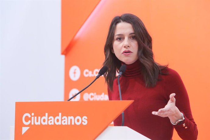 28A.- Arrimadas es elegida como cabeza de lista de Cs al Congreso por Barcelona 