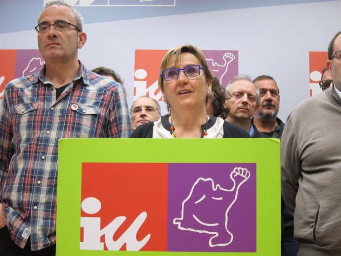 Marisa de Simón presenta su candidatura a coordinadora general de IU Navarra