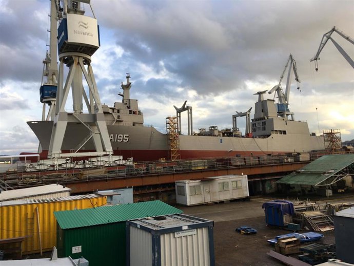 Buque 'Supply' que será botado en Navantia Ferrol