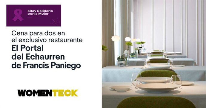 El cocinero riojano Francis Paniego colabora con Womenteck subastando  un cheque