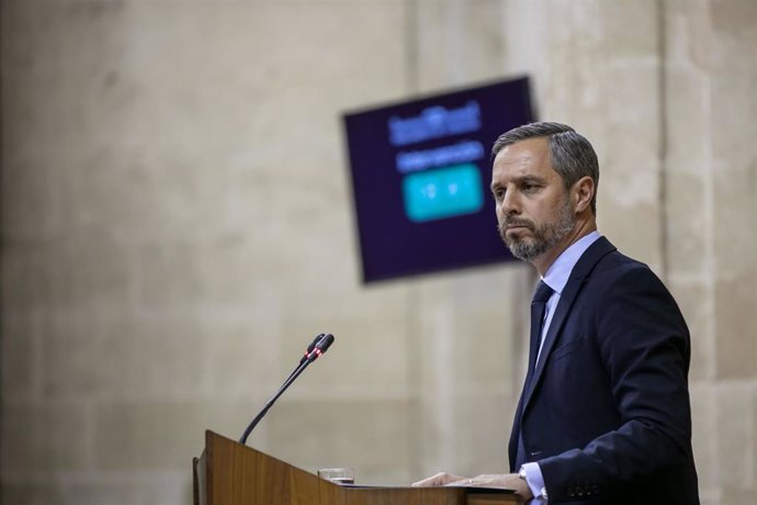 Primera sesión del Pleno del Parlamento andaluz