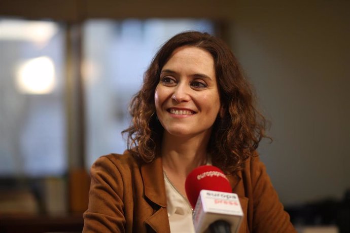 Entrevista de Europa Press a la candidata del PP a la Presidencia de la Comunida