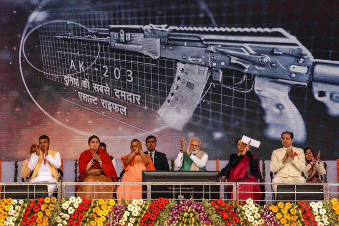 Narendra Modi opens firearms factory in India
