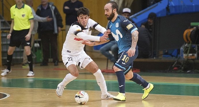 Fútbol sala/Primera.- (Crónica) El Movistar Inter pierde la tercera plaza ante S