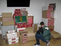 Seis detenidos en Jerez y Sevilla con más de 15.400 cajetillas de tabaco de contrabando