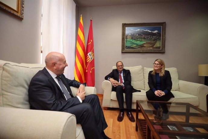 Av.- Torra ratifica l'acord de finanament d'Aran (Lleida) per als proper