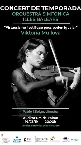 El Auditorium de Palma acoge este jueves un concierto de la violinista Viktoria 