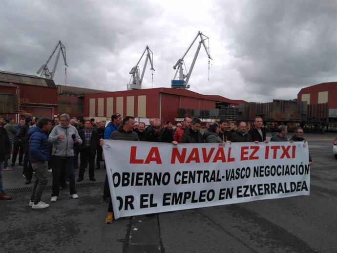Los trabajadores de La Naval convocan nuevas movilizacion y CC.OO. Anuncia que t