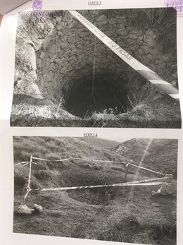 Jaén.- La Policía Local interviene en un pozo sin señalizar  de dos metros de an