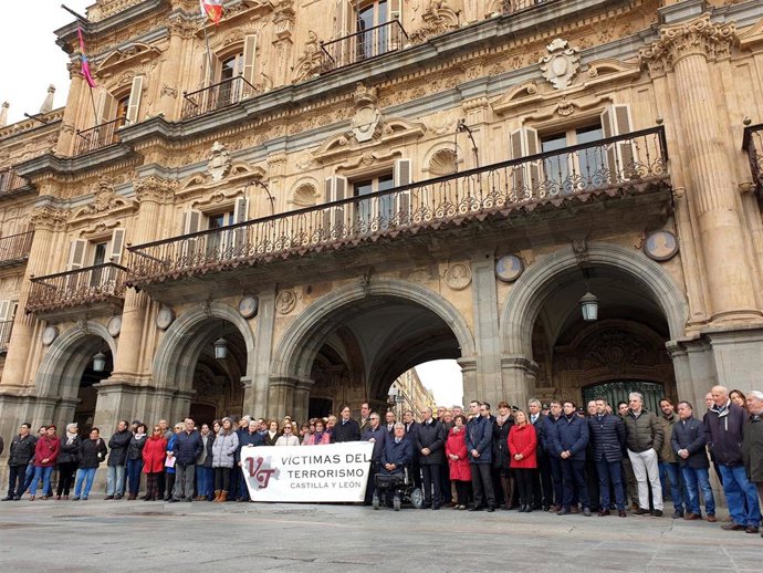 Salamanca muestra su apoyo, respeto y solidaridad a las víctimas del terrorismo