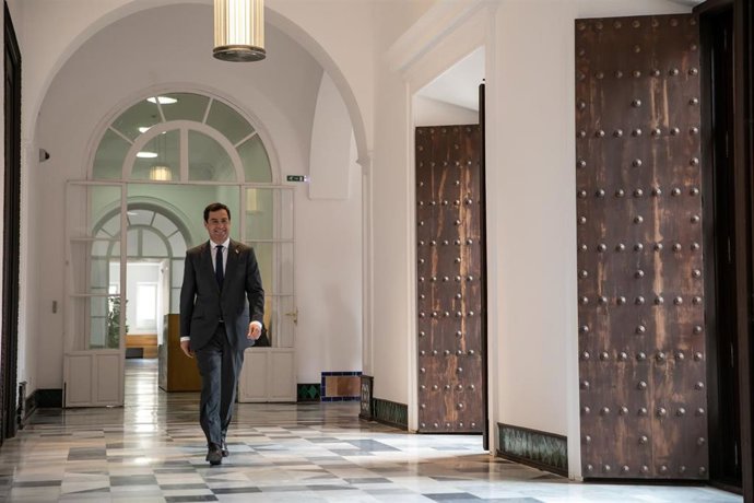 Juanma Moreno, recibe al embajador del Reino de Bélgica