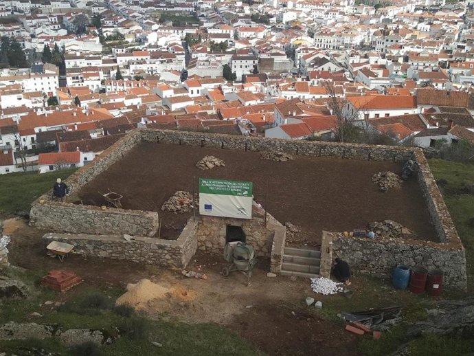 Huelva.- Comienza la construcción de un área de interpretación del paisaje en el