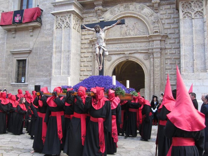Procesión del Cristo de la Luz en Valladolid. Semana Santa. Recurso