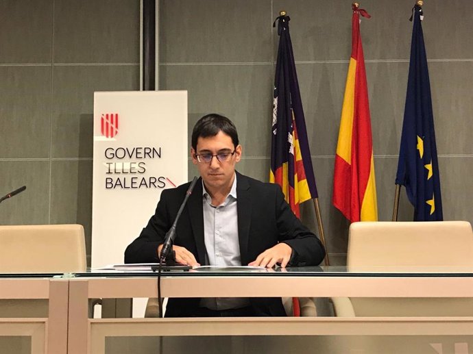 El conseller de Treball, Comer i Indústria, Iago Negueruela,