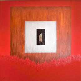 Zaragoza.- Pilar Abad llena la sala de exposiciones de Bantierra con su gran 'Ar