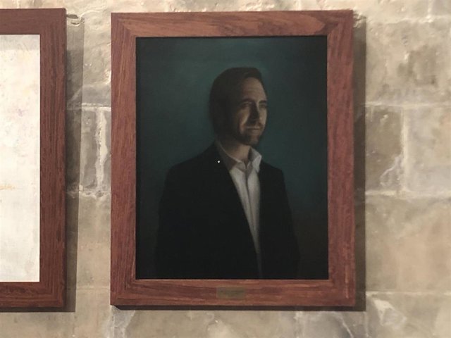 El Consolat de Mar destapa el cuadro de José Ramón Bauzà