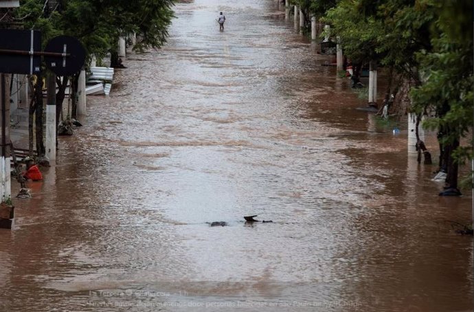 Doce muertos y varios heridos por las fuertes lluvias en Sao Paulo