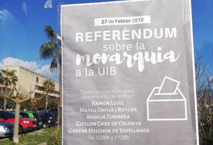 El 'Sí a la República' gana por un 91% en el Referéndum de la UIB