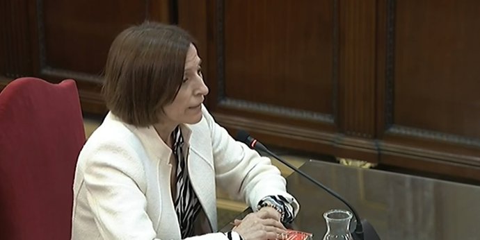 Interrogatorio a Carme Forcadell en el juicio por el 'procés'