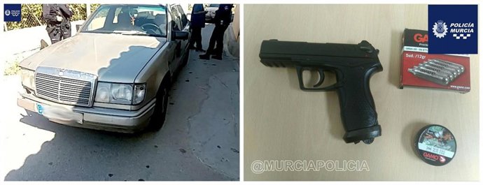 Sucesos.- Detenido tras saltarse controles con un coche, intentar atropellar a a