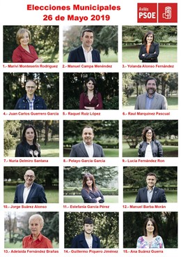 Avilés.- El PSOE presenta una candidatura liderada por Monteserín para "reforzar