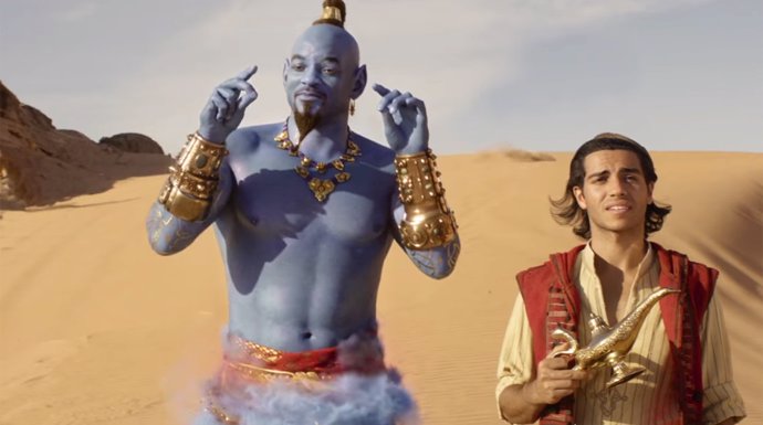 Aladdin: El Genio de Will Smith fabrica un príncipe en el nuevo y alucinante trá