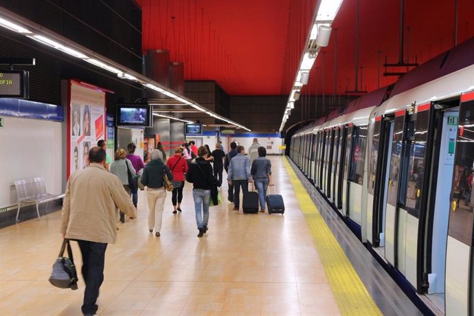 Andén de Metro de Madrid
