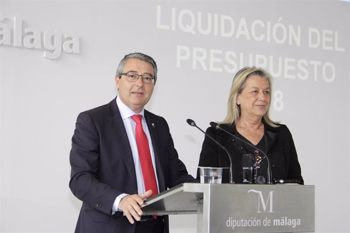 Málaga.- La Diputación cierra 2018 con un superávit de casi 20 millones y un rem