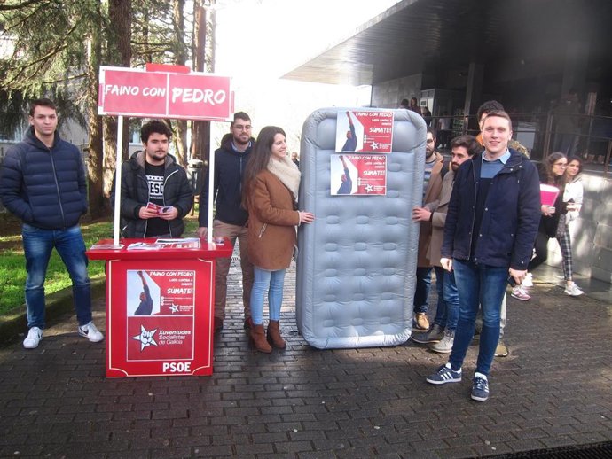 Xuventudes Socialistas paseará por Galicia "el colchón de progreso" del PSOE en 