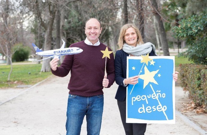 Ryanair nombra a la fundación española Pequeño Deseo como su organización benéfi