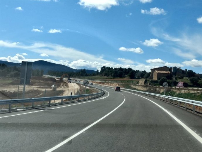 Fomento abre el tramo de la N-232, entre el límite con Castellón, y la intersecc