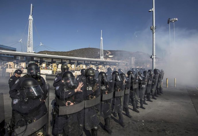 US Customs and Border Protection practise closing the borders