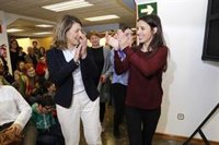 Irene Montero apela a la "máxima unidad" en Galicia pero elude pronunciarse sobre la ruptura de En Marea