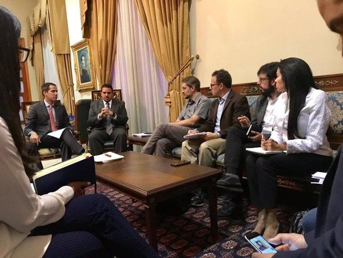 Venezuela.- Guaidó se reúne con los emisarios de Bachelet para abordar la crisis