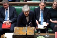 El Parlamento británico descarta un Brexit sin acuerdo en un paso simbólico para superar el 'impasse' actual